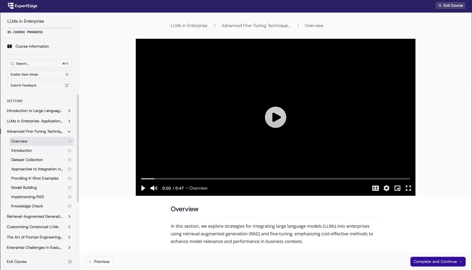 Learn from the expert: the ExpertEdge app